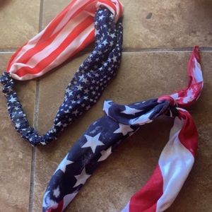 American Flag headbands